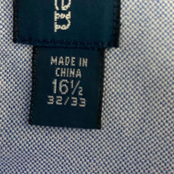 Ralph Lauren Classic Fit Blue Chambray Shirt‎ Button Down Business Casual 16.5 - Picture 4 of 11